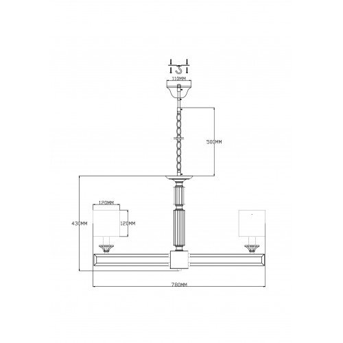 Люстра Moderli Katar V2623-8P