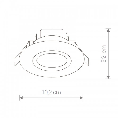 Светильник встраиваемый Nowodvorski HELIOS LED 5W 8992