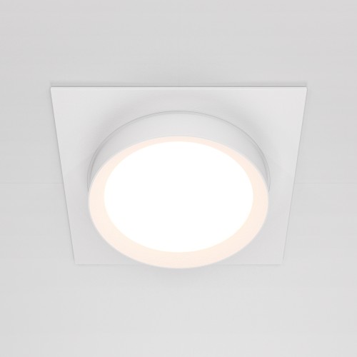 Встраиваемый светильник Maytoni Downlight Hoop DL086-GX53-SQ-W