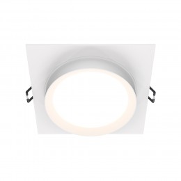 Встраиваемый светильник Maytoni Downlight Hoop DL086-GX53-SQ-W