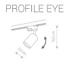 Светильник для трековой системы PROFILE EYE 9322