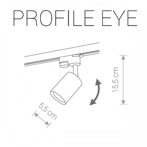 Светильник для трековой системы PROFILE EYE 9322