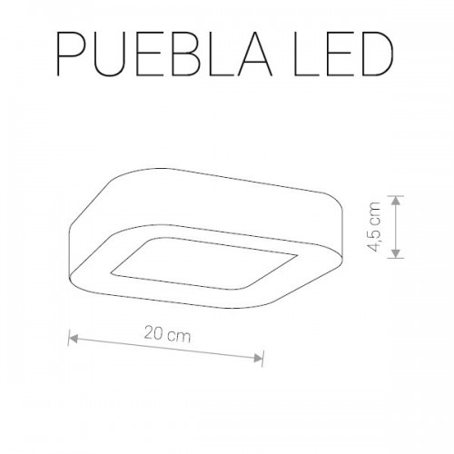 Cветильник уличный потолочный PUEBLA LED 9513