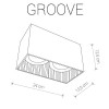 Потолочный светильник GROOVE 9316