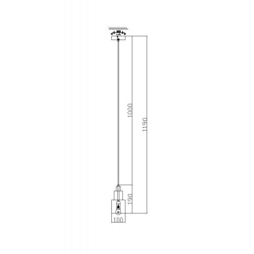 Подвесной светильник Freya Loft Moke FR4006PL-01BS