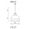 Подвесной светильник TopDecor Hilton S1 12