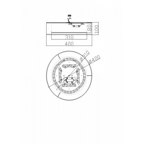 Потолочный светильник Freya LED Zoticus FR6005CL-L36G