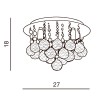 Люстра потолочная Azzardo Bolla 25 AZ1285