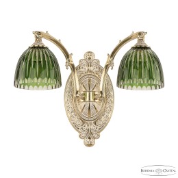 Бра Bohemia Ivele Crystal Verona 7211B12/2/210 GW P1 D Clear-Green/H-1K