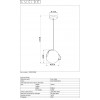 Светильник подвесной Lucide JAZZLYNN 25405/20/60