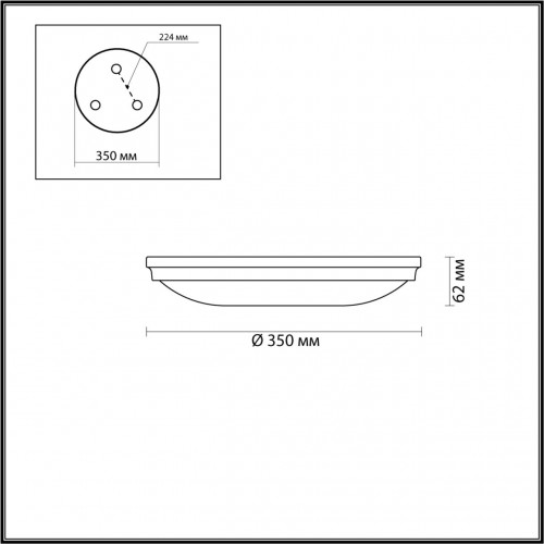 Настенно-потолочный светильник Odeon Light WALLI 4956/4